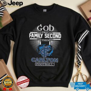 God first family second then Carlton football shirt5