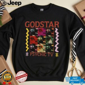 Godstar PSYCHIC TV Genesis P Orridge Black T Shirt3