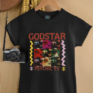 Godstar PSYCHIC TV Genesis P Orridge Black T Shirt5