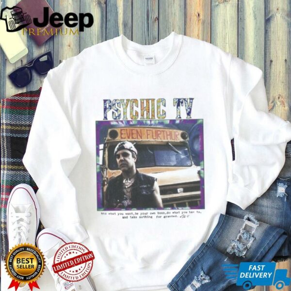 Godstar PSYCHIC TV Genesis P Orridge Even Furthur Tee