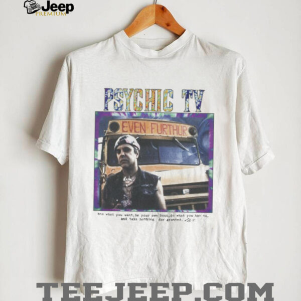 Godstar PSYCHIC TV Genesis P Orridge Even Furthur Tee