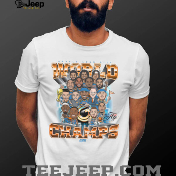Golden State Warriors 2022 NBA World Champs Caricature Shirt