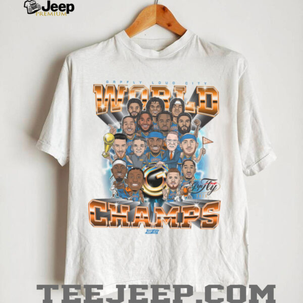 Golden State Warriors 2022 NBA World Champs Caricature Shirt