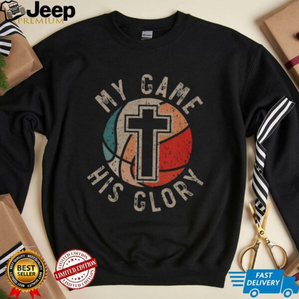 Good Basketball And Jesus Christ Christian Believer Hooper T Shirt