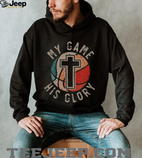Good Basketball And Jesus Christ Christian Believer Hooper T Shirt