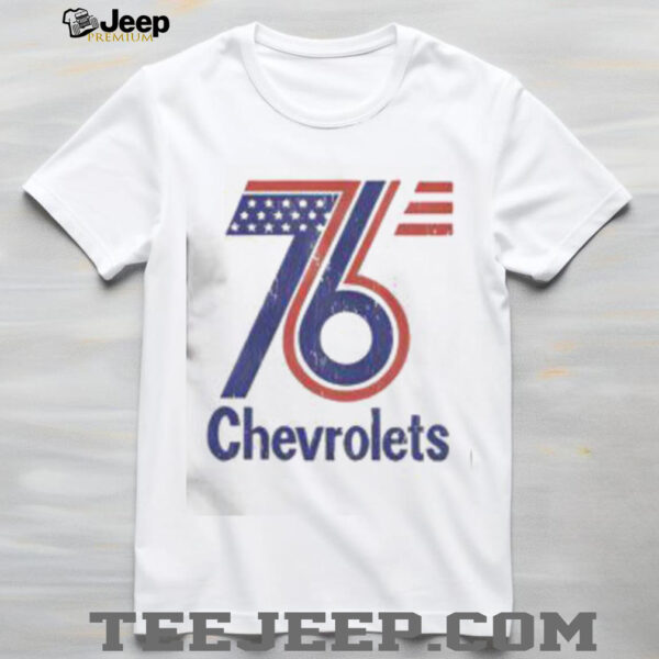 Good Chevrolet Red & Blue 76′ Graphic T Shirt