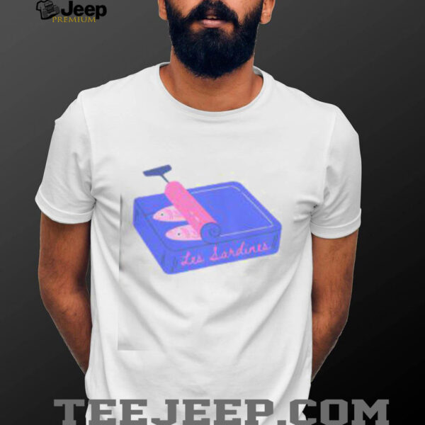 Good Les Sardines Fisherman Aesthetic Coastal Sardine Fish T Shirt