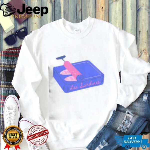 Good Les Sardines Fisherman Aesthetic Coastal Sardine Fish T Shirt