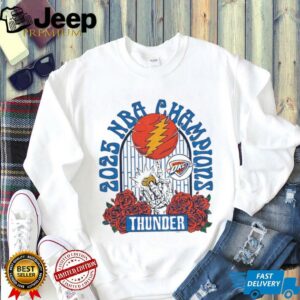 Grateful Dead Oklahoma City Thunder NBA Finals National Basketball Champs 2025 shirt