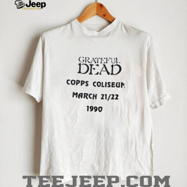 Grateful Dead copps Coliseum march 1990 shirt