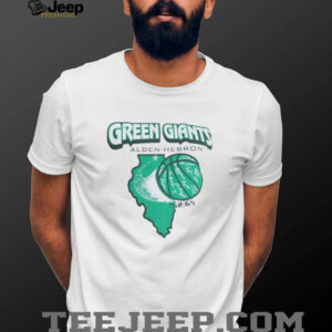 Green Giants Alden Hebron basketball shirt