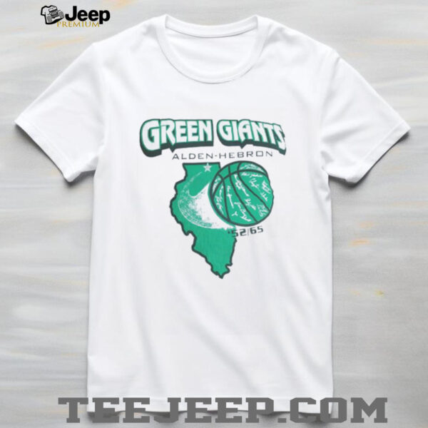 Green Giants Alden Hebron basketball shirt