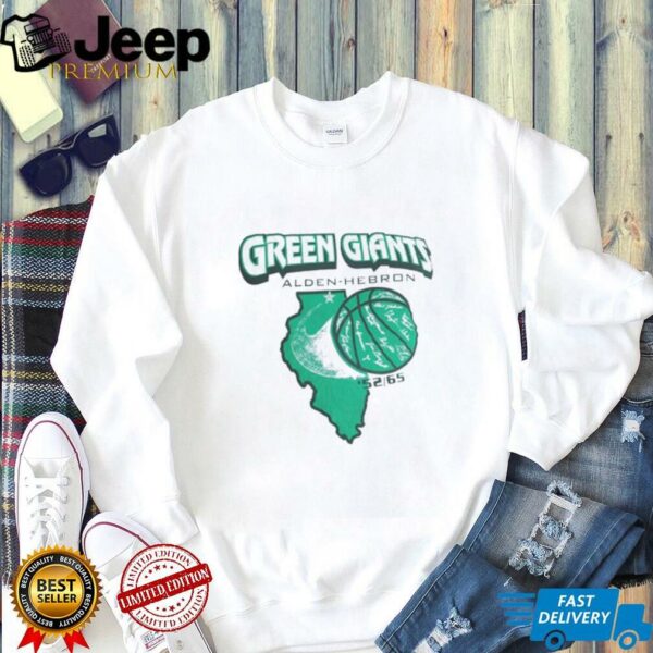 Green Giants Alden Hebron basketball shirt