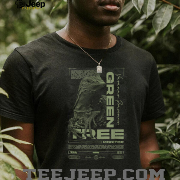 Green Tree Monitor Lizard Owner Streetwear Reptile Keeper T Shirt