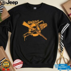 Groovy Chainsaw And Boomstick Shotgun shirt