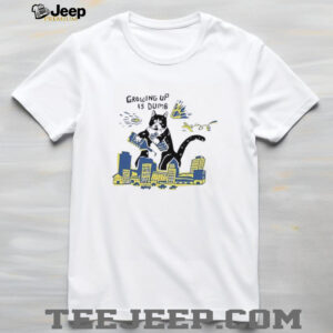 Growing up is dumb cat shirt