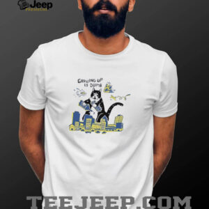 Growing up is dumb cat shirt