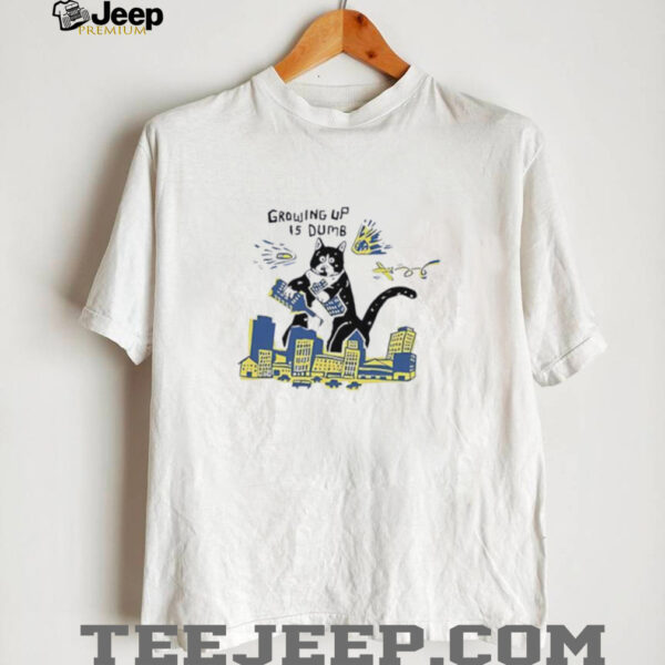 Growing up is dumb cat shirt