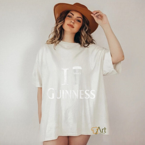 Guinness   I Love Guinness Pint T Shirt
