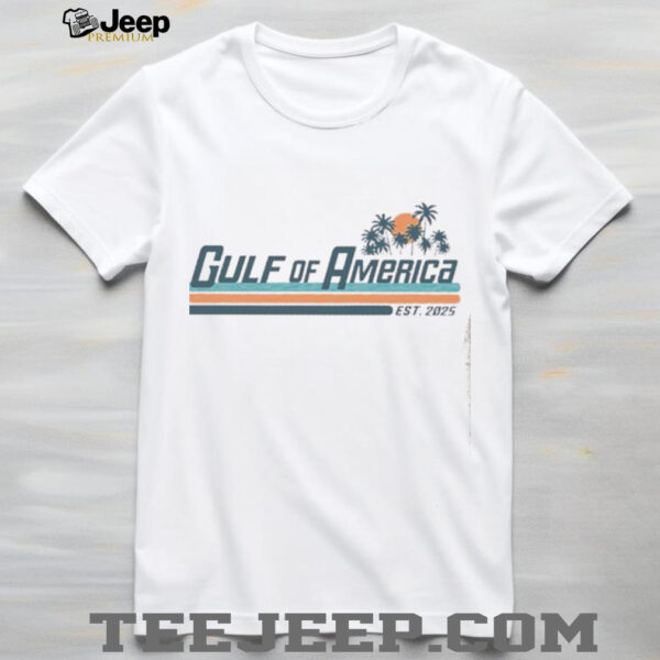 Gulf of America Sunset Palm Trees shirt