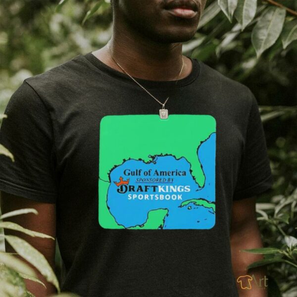 Gulf of america sponsored by draft kings sportsbook t shirt black