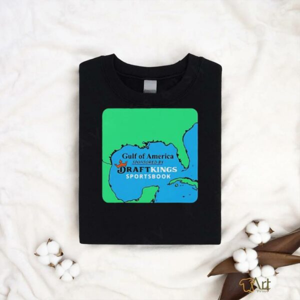Gulf of america sponsored by draft kings sportsbook t shirt black