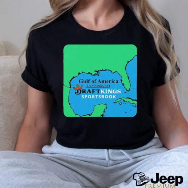 Gulf of america sponsored by draft kings sportsbook t shirt black