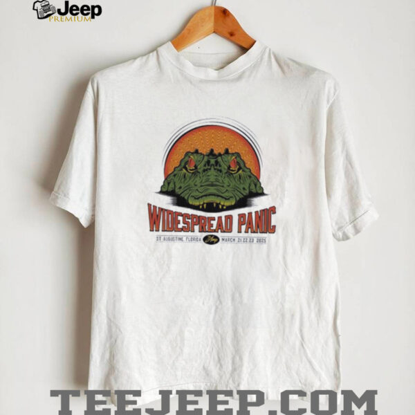Widespread Panic St. Augustine FL March 21 23 2025 shirt
