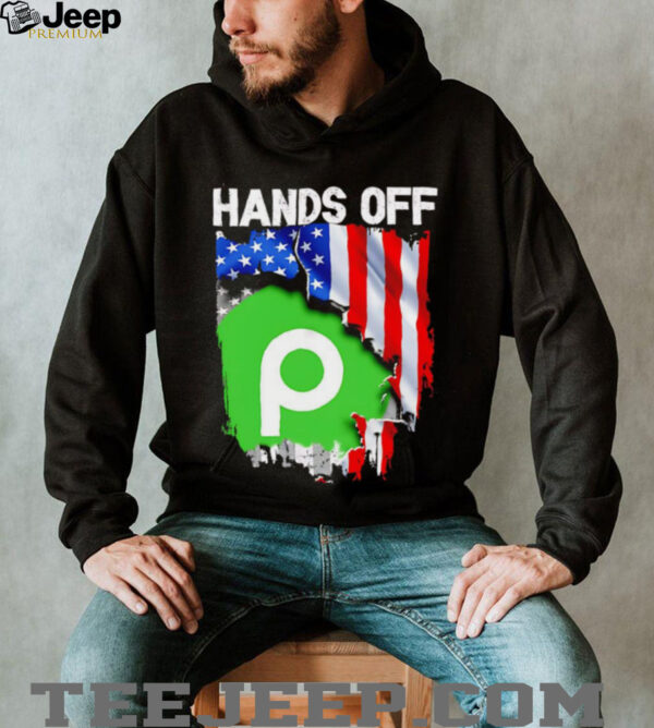 Hands off Publix American flag shirt