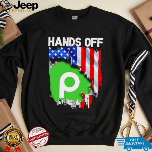 Hands off Publix American flag shirt