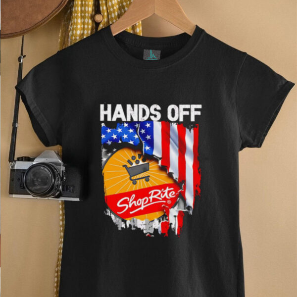 Hands off Shop Rite American flag shirt