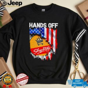 Hands off Shop Rite American flag shirt3