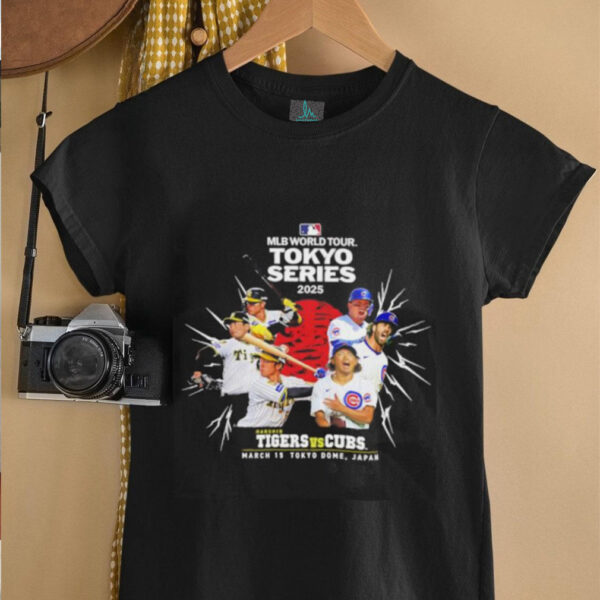 Hanshin Tigers vs Chicago Cubs MLB Tokyo Series Opening Game 2025 shirt