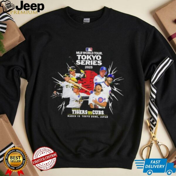 Hanshin Tigers vs Chicago Cubs MLB Tokyo Series Opening Game 2025 shirt