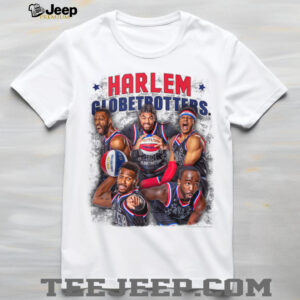 Harlem Globetrotters Basketball Colorful Team Photo shirt