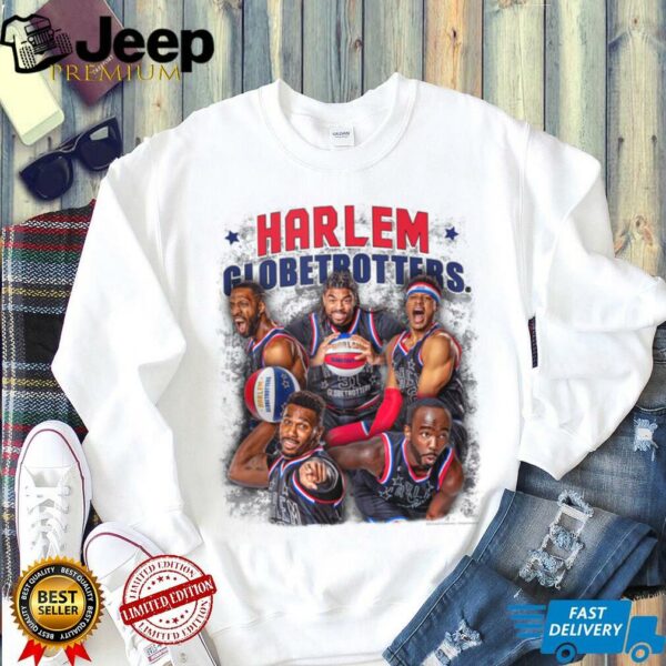 Harlem Globetrotters Basketball Colorful Team Photo shirt