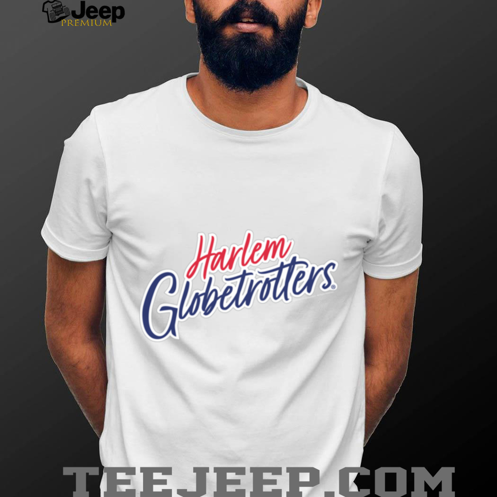 Harlem Globetrotters Basketball Script Logo USA Shirt Harlem Globetrotters Basketball Script Logo USA Shirt
