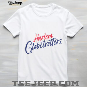 Harlem Globetrotters Basketball Script Logo USA Shirt