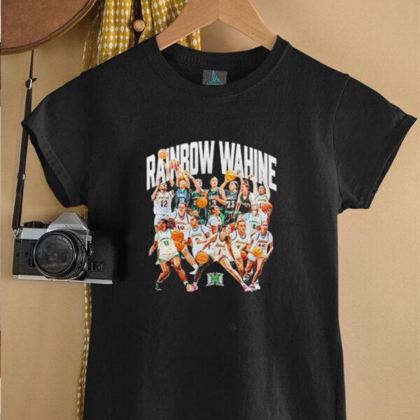 Hawaii Rainbow Wahine NCAA Women’s Basketball Team Collage shirt