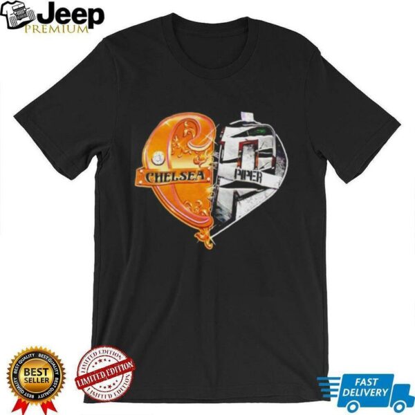 Heart Chelsea Green and Piper Niven shirt