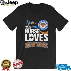 Heartbeat this nurse loves New York Knicks shirt