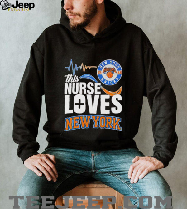 Heartbeat this nurse loves New York Knicks shirt