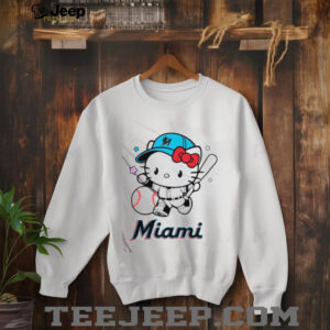 Hello Kitty Miami Marlins 2025 shirt