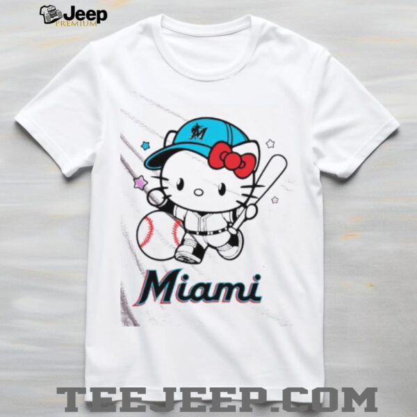 Hello Kitty Miami Marlins 2025 shirt