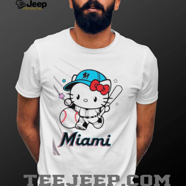 Hello Kitty Miami Marlins 2025 shirt