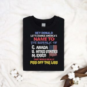 Hey Donald Let’s Change America’s Name To the Republic of...