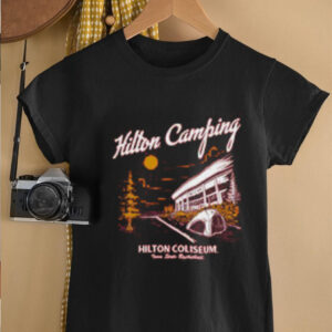 Hilton camping vacation tee2