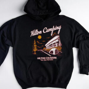 Hilton camping vacation tee3