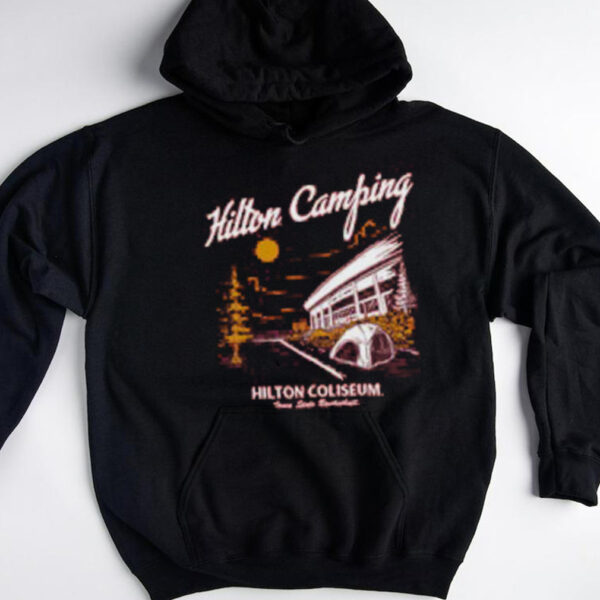Hilton camping vacation tee
