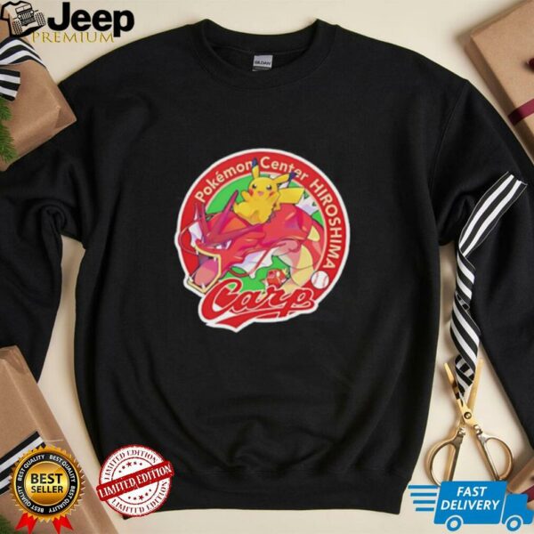 Hiroshima Toyo Carp X Pokémon Center Hiroshima shirt